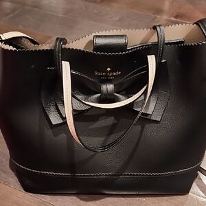 Kate Spade Black and Cream Tote Bag